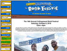 Tablet Screenshot of collingswoodbookfestival.com
